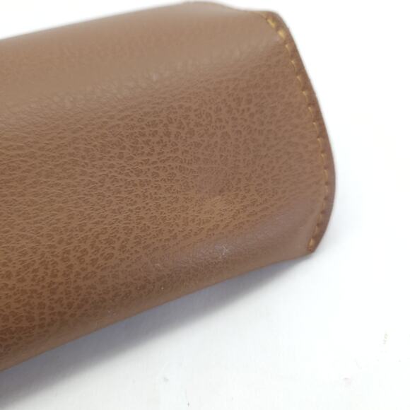 Ray-Ban Sunglasses Logo Brown Snap Closure Aviator Replacement CASE ONLY EUC - Picture 8 of 8